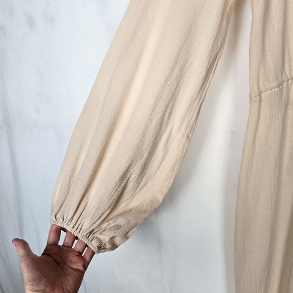 Rumer Camille Nude Long Line Duster Cardigan Cover Up - Picture 5 of 10